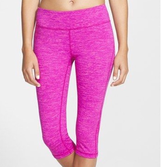 Zella Pants - Zella | Capri Leggings | SpaceDye Pink | XS